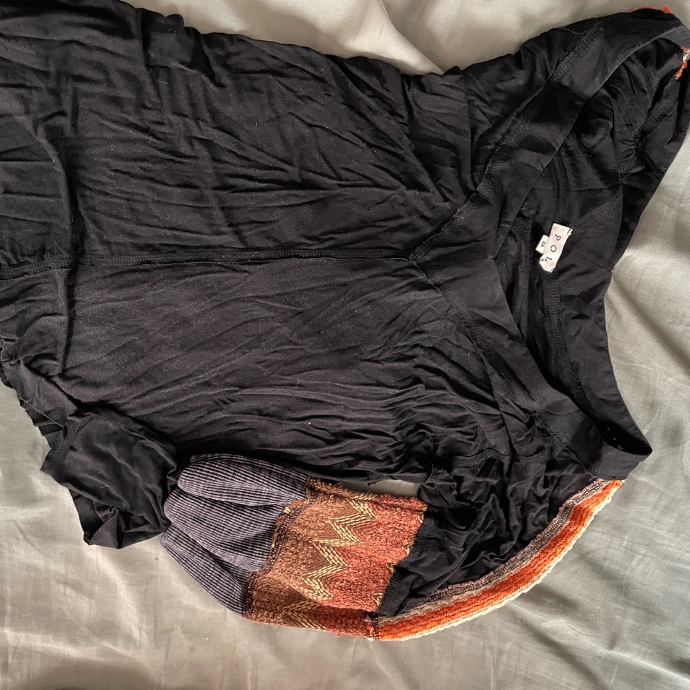 Never worn black top bought at Buckle